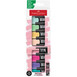 Signir 1-5 MM MINI TXTLNR PASTEL KART.KUTIJA FABER CASTELL 154218/8BOJE BLISTER Cene