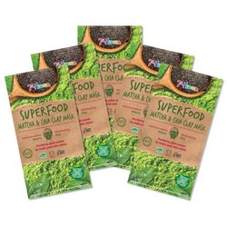 Montagne Jeunesse (7th Heaven) Montagne Jeunesse komplet negovalnih mask za obraz - Superfood Matcha & Chia Clay Mask (5 pack) Cene