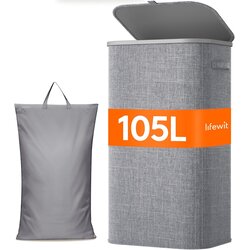 LIFEWIT Košara za Perilo s Pokrovom 105L Cene