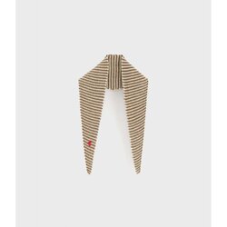 Bellerose Šali & Rute Dusol Fular Rayas Beige pisana Cene