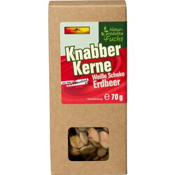 Naturprodukte Fuchs Bučna semena - bela čokolada z jagodami - 70 g Cene