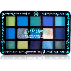 J.Cat Beauty Dia & Noche paleta senčil za oči odtenek 104 Around The Clock 16 g Cene