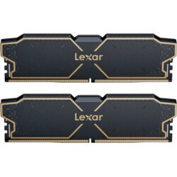 Lexar THOR 32GB DDR5 6000MHz (2x16GB KIT) CL38 DIMM, 1.3V, heatsink, Black Cene