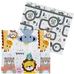  joy sklopiva podloga sa dva lica staza + velike životinje 180x200x1 cm Cene