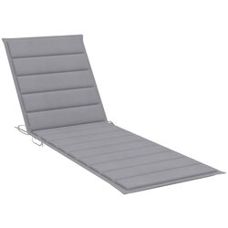 vidaXL jastuk za ležaljku za sunčanje sivi 200 x 60 x 3 cm od tkanine Cijene