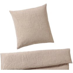 Elegante Breezee pollanena prevleka za blazino - peščena - 70 x 90 cm Cene