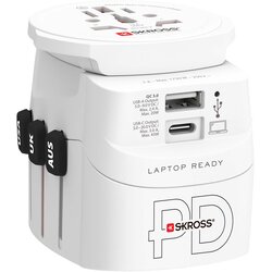 Skross Potovalni adapter World PRO Light USB AC45PD World PD 45W ozemljen, (5000128779) Cene