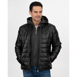 La Force Fashion muška invento kožna jakna teodor - crna Cene