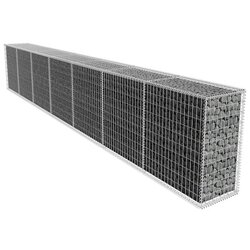 vidaXL gabionski zid s poklopcem od pocinčanog čelika 600x50x100 cm Cijene