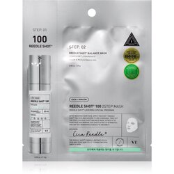 VT COSMETICS VT Cosmetic Reedle Shot 100 2-Step Mask intenzivna obnovitvena maska za dvostopenjsko nego kože 26.5 g Cene