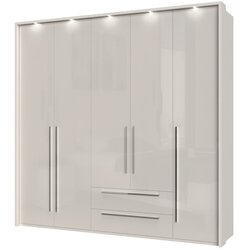 Jela Jagodina jela plakar P52B/PN - kolekcija piano - bež lak/bež lak - 232x226x60 cm Cene
