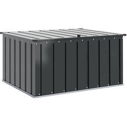 vidaXL Kutija za spremanje u vrtu Crna 101 x 82 x 50 cm Čelik Cijene