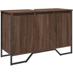 Maison Chic Omarica za umivalnik - Umivalniška omarica rjavi hrast 91x35x60 cm inženirski les, (21758985) Cene