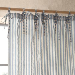 Pineapple Elephant Plava prozirna zavjesa 140x183 cm Zanzibar Stripe – Cene