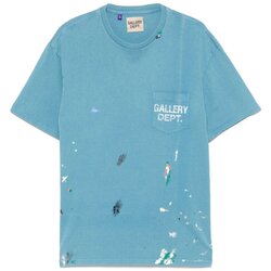 gallery dept Majice s kratkimi rokavi VINTAGE LOGO PAINTED TEE BLU Zelena Cene