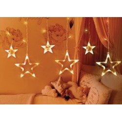 Moon in the Room ML48C LED svjetlosna zavjesa sa zvjezdicama, 3 m, topla bijela Cene