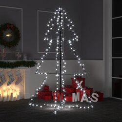 vidaXL stožasto božićno drvce 200 LED unutarnje i vanjsko 98 x 150 cm Cijene