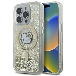 Hello Kitty OVITEK LIQUID GLITER FEVER ZA MAGSAFE ZA IPHONE 16 PRO MAX ZLAT, (21899064) Cene