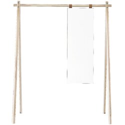 Karup Design vješalica od borovine s ogledalom hongi natural Cene