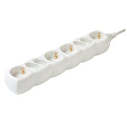 Home produžni kabl, 4 shuko+4 euro utičnice, 1.5mm²,3 met - NV 18-3/WH/1,5, Bijeli Cijene