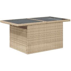 vidaXL 5-dijelni vrtni set sofa s jastucima bež od poliratana Cijene
