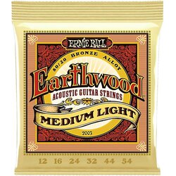 Ernie Ball Žice za akustičnu gitaru 2003, .012-.054, Earthwood Cene
