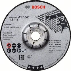 Bosch brusna ploča expert for inox 76x4x10 mm 2kom Cene