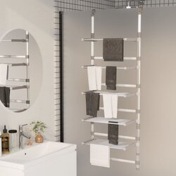 vidaXL Viseći stalak za sušenje rublja na 5 razina od aluminija Cijene