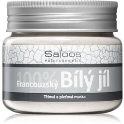 Saloos 100% white clay body and face mask 70g Cene