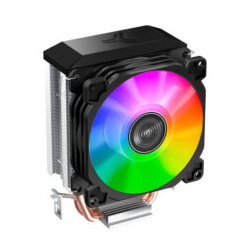 Jonsbo CR-1200E CPU cooler RGB 92mm fan argb LEDs, black-silver Cene