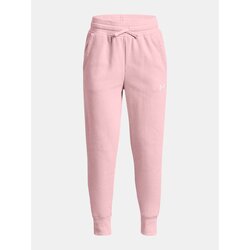 Under Armour Pants Rival Fleece LU Joggers -PNK - Girls Cene