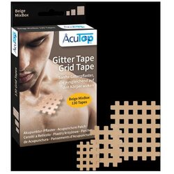 Acu Top AcuTop, križ, križni trak MIX BOX 3 velikosti, 130 kosov, bež Cene