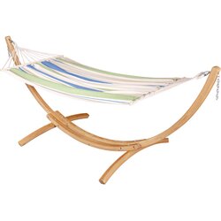 Lasiesta komplet viseča mreža z lesenim stojalom Green Bay Single Cene
