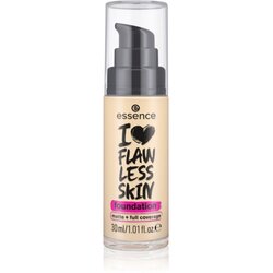 Essence I LOVE FLAWLESS SKIN puder s visokim prekrivanjem s mat efektom nijansa 20 - Medium Porcelain 30 ml Cene