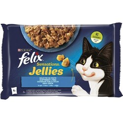 Felix Hrana za mačke Sensation Žele Losos i Pastrmka 4x85gr Cene