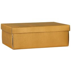  Kutija Kartonska Zlatna sa Poklopcem-138405S Cene