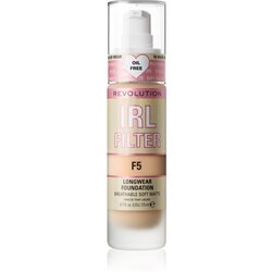 Makeup Revolution IRL Filter dolgoobstojni matirajoči tekoči puder odtenek F5 23 ml Cene