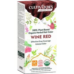 CULTIVATOR'S Organic Herbal Hair Color - Wine Red Cene