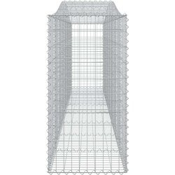  Lučne gabionske košare 2 kom 400x50x100/120cm pocinčano željezo Cijene