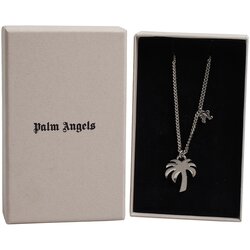 Palm Angels Ogrlice PWOB089F23MAT0017-272 Srebrna Cene