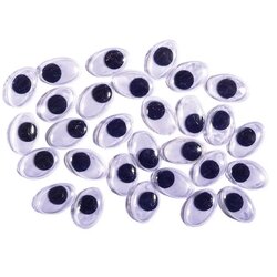 Kraft Crafty eyes, kraft oči, oval, 10mm, 30K ( 137085 ) Cene