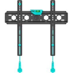 ONKRON Fixed TV Wall Mount for 32 to 65-inch Flat Panel TVs Digital Panels 56,8 kg, Black Cene