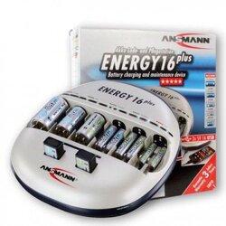 Ansmann Punjač Energy 16 Plus, maks. polnilni tok: 1.000mA,1001-0004-510 Cene