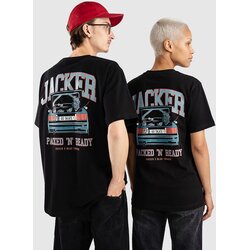 Jacker X Blue Tomato Go Skate T-shirt black Cene