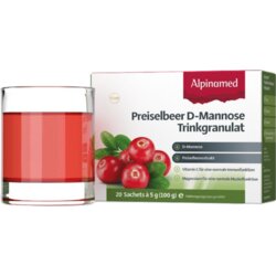 Alpinamed Brusnica in D-manoza - granulat za pitje v vrečkah - 20 kos. Cene