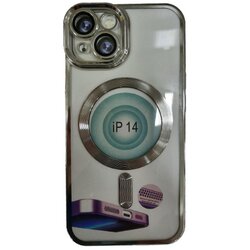 Magsafe maskica iPhone 14 Silver Cene