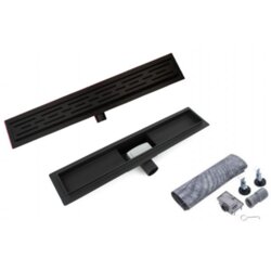 Sanotechnik Tuš kanalica 60 cm crna Cene