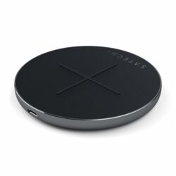 Satechi Aluminum PD & QC Wireless Charger space gray Cene