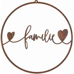 Badeko napis "familie" za obešanje Cene