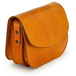 Leather Diamonds Naramna torba tmc010lsnaturalny Oranžna Cene